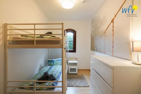 Schlafzimmer Landhaus Leni Ferienwohnung Leni