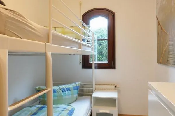Schlafzimmer Landhaus Leni Ferienwohnung Leni