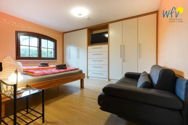 Schlafzimmer Landhaus Leni Ferienwohnung Leni