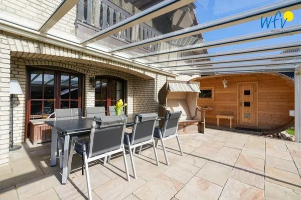 Terrasse Landhaus Leni Ferienwohnung Leni