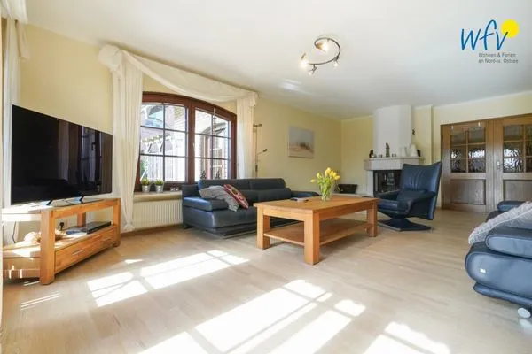 Wohnzimmer Landhaus Leni Ferienwohnung Leni