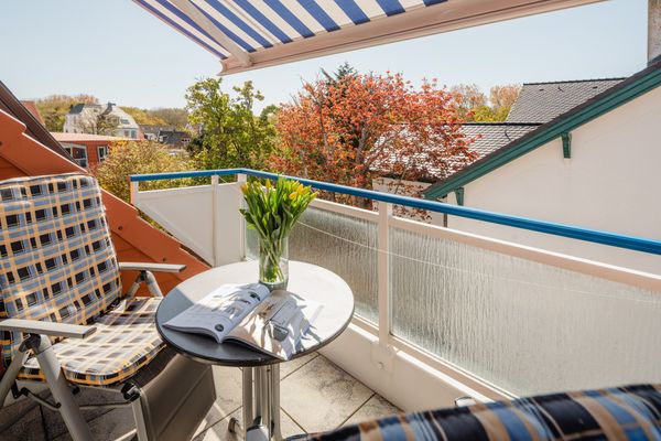  Ferienwohnung Seestern Norderney-Stadt - Balkon
