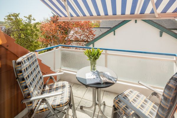  Ferienwohnung Seestern Norderney-Stadt - Balkon