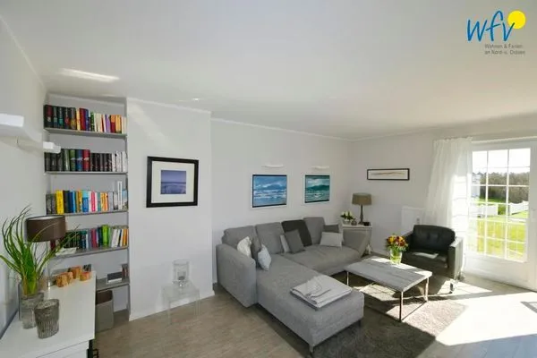 Wohnzimmer Landhaus Gertrude Ferienwohnung Muschelweg