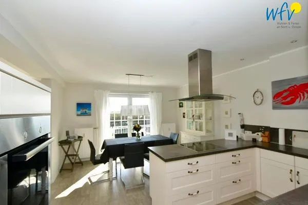 Küche / Küchenzeile Landhaus Gertrude Ferienwohnung Muschelweg