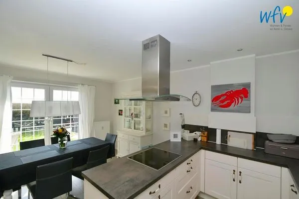 Küche / Küchenzeile Landhaus Gertrude Ferienwohnung Muschelweg