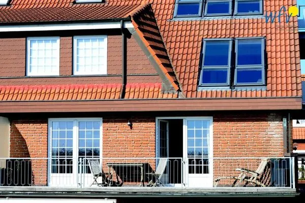 Balkon Landhaus Gertrude Ferienwohnung Muschelweg