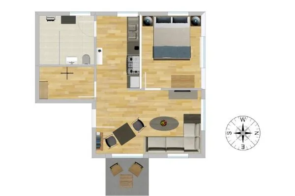 Grundriss Haus Likedeeler Ferienwohnung 1