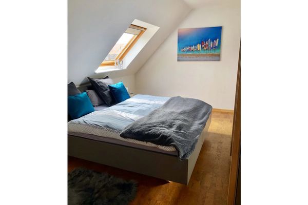  Ferienhaus Dünenwind Carolinensiel - Schlafzimmer