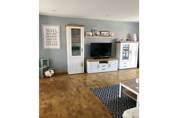  Ferienhaus Dünenwind Carolinensiel - Wohnzimmer