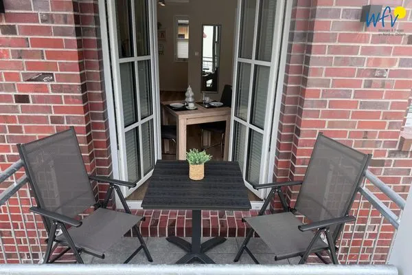 Balkon Haus Likedeeler Ferienwohnung 1