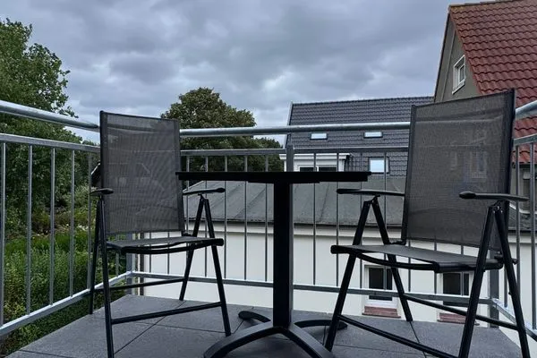 Balkon Haus Likedeeler Ferienwohnung 2