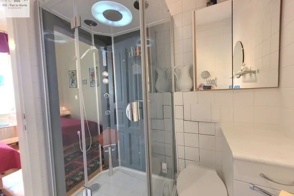 Badezimmer  Nostalgie-Apartment Seeidylle by FiS - Fun in Styria