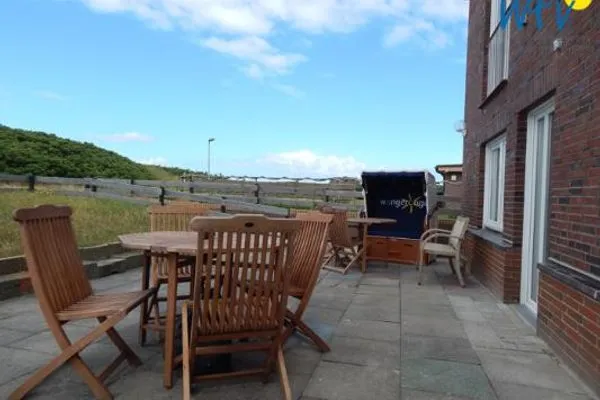 Terrasse Haus Harle Hörn Ferienwohnung 2