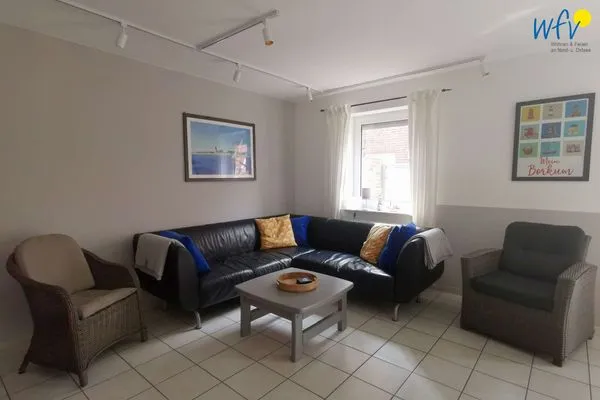 Wohnzimmer Huus 24 Doppelhaushälfte