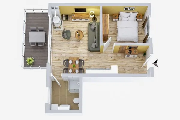 Grundriss  Alltagspause