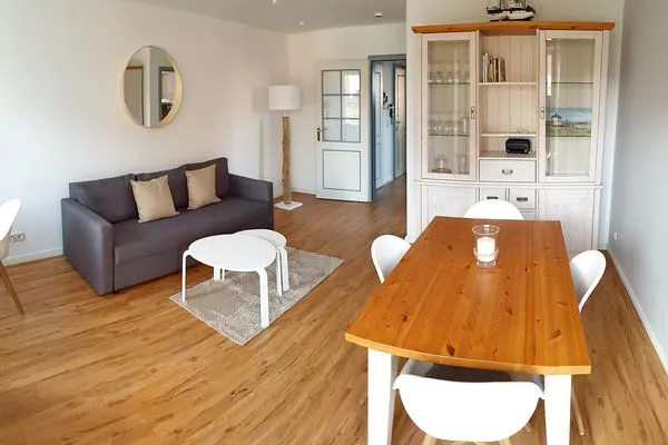 Wohnzimmer der Ferienwohnung Windstille in Wittdün auf Amrum  Ferienwohnung *Windstille*