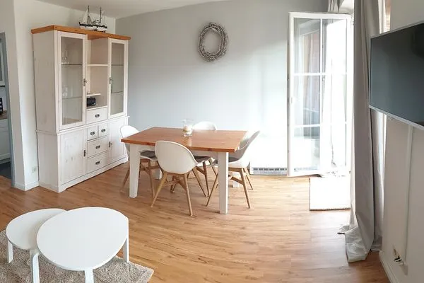 Wohnzimmer der Ferienwohnung Windstille in Wittdün auf Amrum  Ferienwohnung *Windstille*