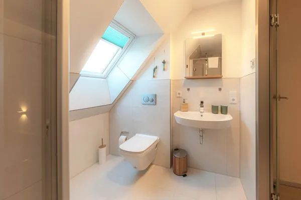 Ferienhaus Wasserblick Gäste-WC  Wasserblick