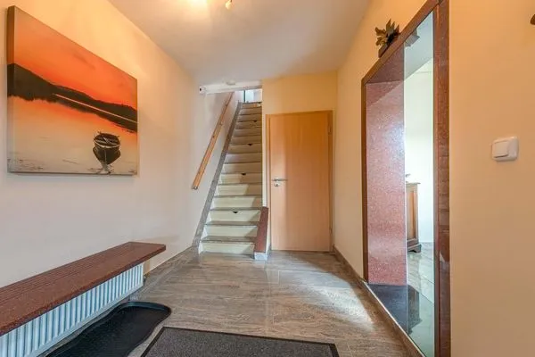 Ferienhaus InselGlück in Malchow Treppe zum Obergeschoss  InselGlück