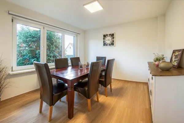 Ferienhaus Casa Castagno Blick in das seperate Esszimmer  Casa Castagno