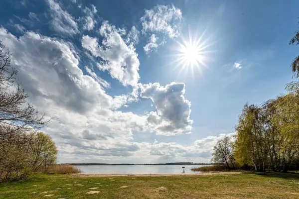 Ferienhaus MöwenKieker Badestelle am Fleesensee  MöwenKieker
