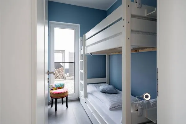 Ferienhaus Duncan House Schlafzimmer mit Doppelstock-Bett  Duncan House