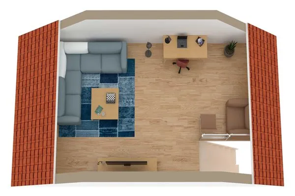 Ferienwohnung Seeblick Waren (Müritz) - Schlafzimmer Obergeschoss  Seeblick