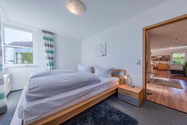 Ferienwohnung Perle am Seeufer Waren (Müritz) - Schlafzimmer  Perle am Seeufer