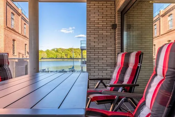 Ferienwohnung Pusteblume in Malchow Balkon mit Blick auf den Malchower See  Pusteblume