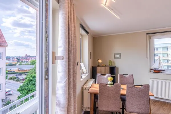 Wohnzimmer  Stadtblick