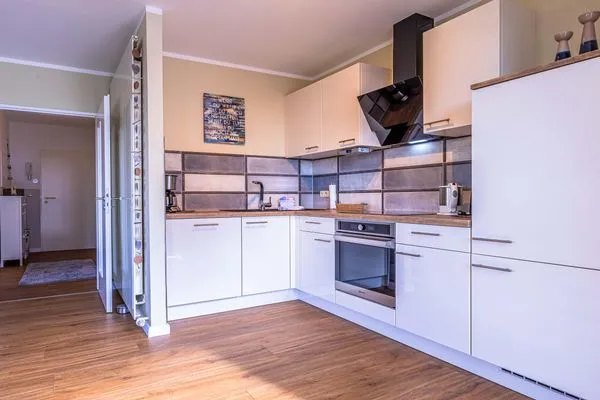 Küche / Küchenzeile  Stadtblick