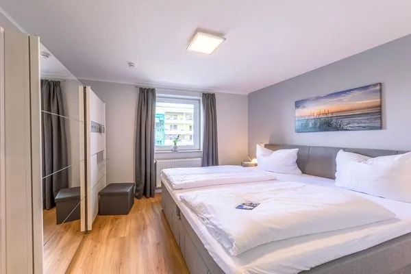 Schlafzimmer  Stadtblick