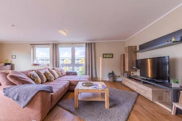 Wohnzimmer  Stadtblick