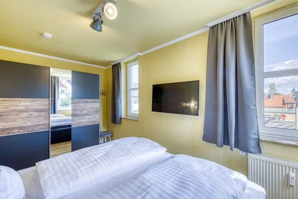 Ferienwohnung Seemöwe Waren (Müritz) - Schlafzimmer - modernes Ambiente  Seemöwe