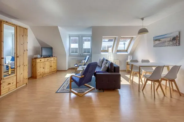 Ferienwohnung Studio Waren großzügiges Wohnzimmer  Studio