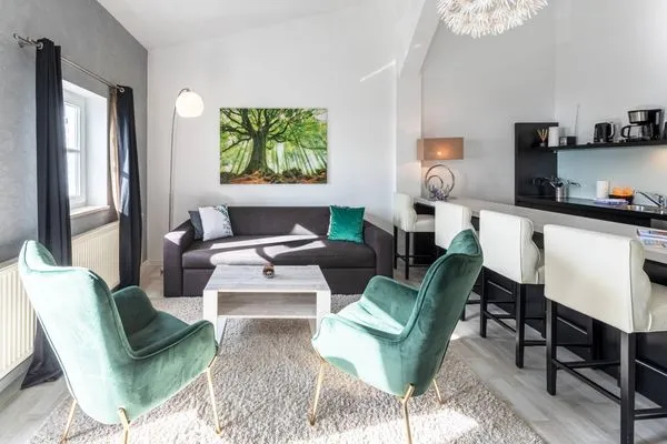 Ferienwohnung Kietz-Domizil Waren (Müritz) - Wohnzimmer mit Stil  Kietz-Domizil