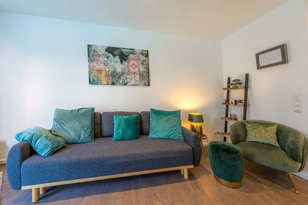 Ferienwohnung Sebastian Malchow - Couch im Wohnbereich  Sebastian