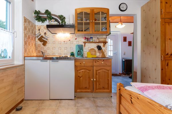  Am Bodden Krapp´s - Apartment Wieck - Küche / Küchenzeile