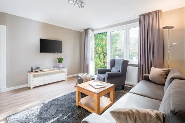 Wohnzimmer/Sofa  Ferienhaus Nils Holgersson - Wohnung 8