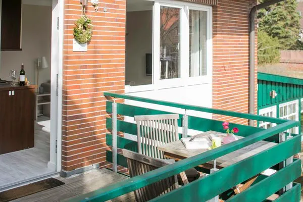 Eingang  Ferienhaus Nils Holgersson - Wohnung 1