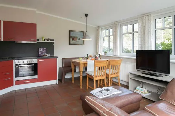 Küche/Esstisch  Ferienhaus Nils Holgersson - Wohnung 2