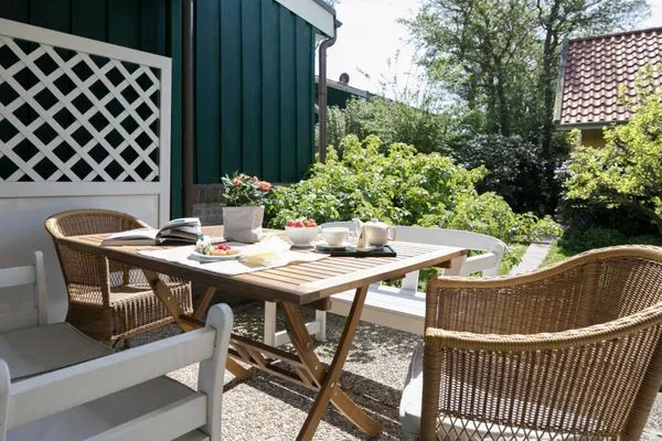 Terasse  Gästehaus Orion - Wohnung 1