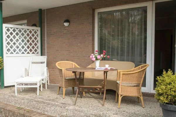 Terasse  Gästehaus Orion - Wohnung 2