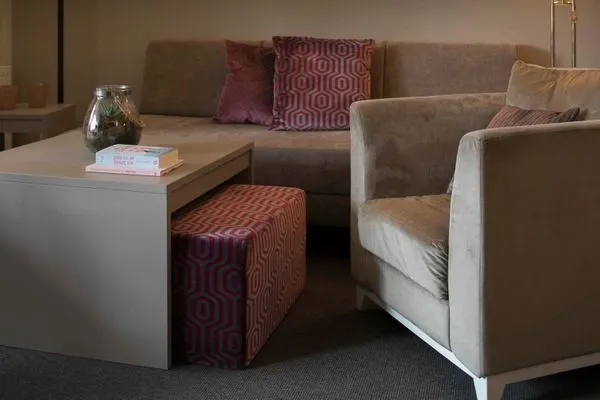 Wohnzimmer/Sofa  Gästehaus Orion - Wohnung 2