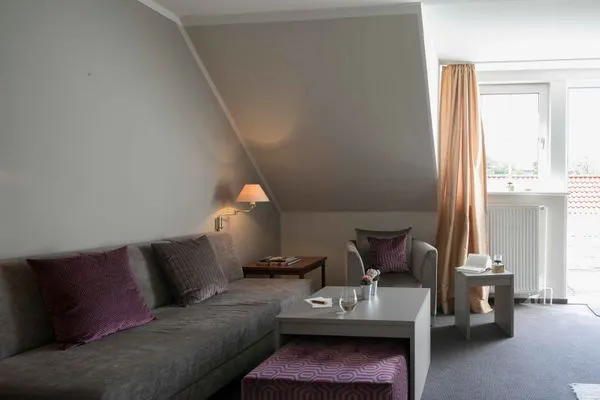 Wohnzimmer/Sofa Gästehaus Orion - Wohnung 3