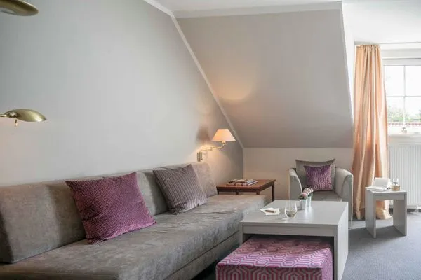 Wohnzimmer/Sofa  Gästehaus Orion - Wohnung 3