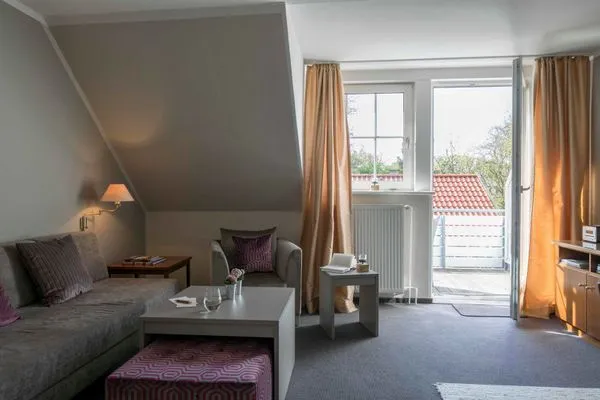 Wohnzimmer/Sofa  Gästehaus Orion - Wohnung 3