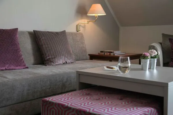 Wohnzimmer/Sofa  Gästehaus Orion - Wohnung 3