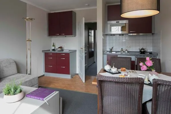 Küchenzeile  Gästehaus Orion - Wohnung 9